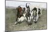 Plains Indians Horse-Racing, 1800s-null-Mounted Giclee Print