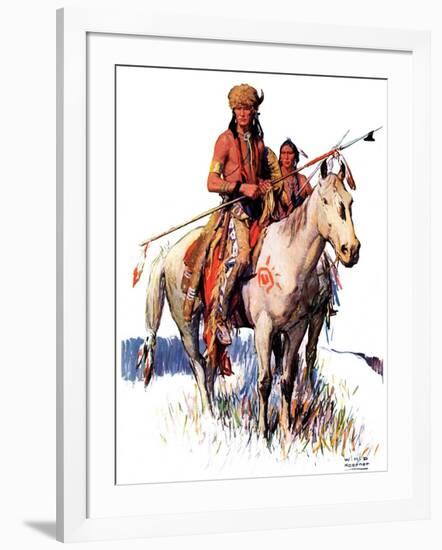 "Plains Indians,"March 3, 1934-William Henry Dethlef Koerner-Framed Giclee Print