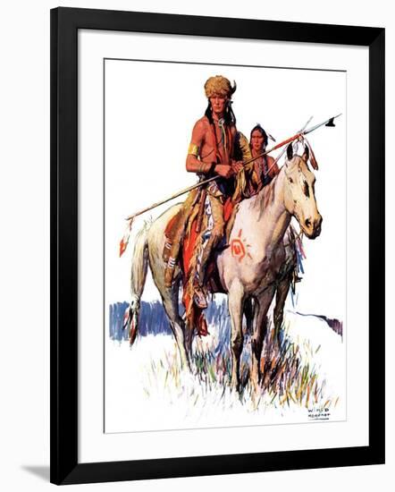 "Plains Indians,"March 3, 1934-William Henry Dethlef Koerner-Framed Giclee Print