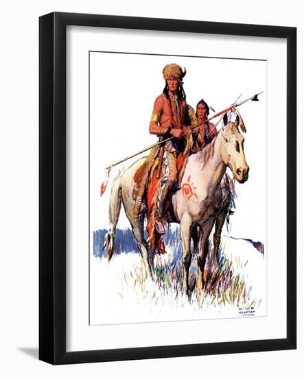 "Plains Indians,"March 3, 1934-William Henry Dethlef Koerner-Framed Giclee Print