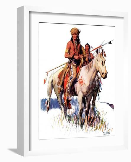 "Plains Indians,"March 3, 1934-William Henry Dethlef Koerner-Framed Giclee Print