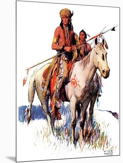 "Plains Indians,"March 3, 1934-William Henry Dethlef Koerner-Mounted Giclee Print