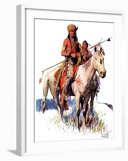 "Plains Indians,"March 3, 1934-William Henry Dethlef Koerner-Framed Giclee Print