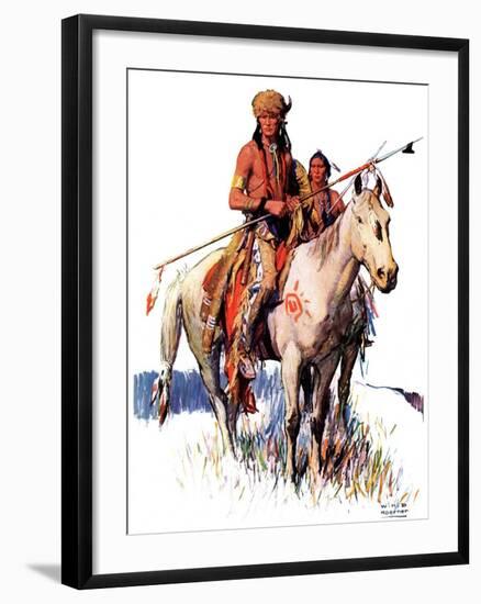 "Plains Indians,"March 3, 1934-William Henry Dethlef Koerner-Framed Giclee Print