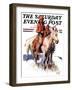 "Plains Indians," Saturday Evening Post Cover, March 3, 1934-William Henry Dethlef Koerner-Framed Giclee Print