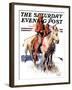 "Plains Indians," Saturday Evening Post Cover, March 3, 1934-William Henry Dethlef Koerner-Framed Giclee Print