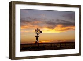 Plains Windmill-Dan Ballard-Framed Photographic Print