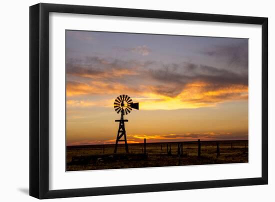 Plains Windmill-Dan Ballard-Framed Photographic Print