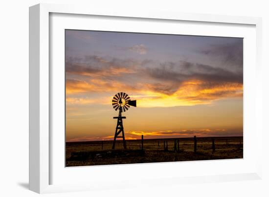 Plains Windmill-Dan Ballard-Framed Photographic Print