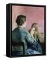 Plaiting hair-Christian Krohg-Framed Stretched Canvas