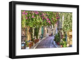 Plaka Area by Acropolis Athens-null-Framed Art Print