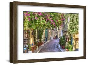 Plaka Area by Acropolis Athens-null-Framed Art Print