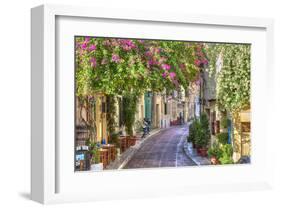 Plaka Area by Acropolis Athens-null-Framed Art Print