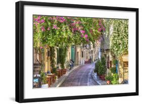 Plaka Area by Acropolis Athens-null-Framed Art Print