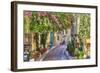 Plaka Area by Acropolis Athens-null-Framed Art Print