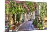 Plaka Area by Acropolis Athens-null-Mounted Art Print