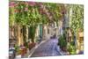 Plaka Area by Acropolis Athens-null-Mounted Art Print