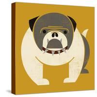 Plakastil Bulldog-null-Stretched Canvas