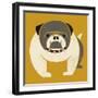 Plakastil Bulldog-null-Framed Giclee Print