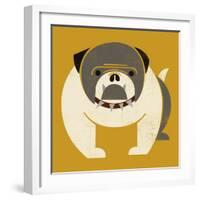 Plakastil Bulldog-null-Framed Giclee Print