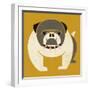 Plakastil Bulldog-null-Framed Giclee Print