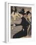 Plakat Divan Japonais, 75 Rue Des Martyres-Henri de Toulouse-Lautrec-Framed Giclee Print