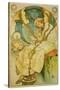 Plakat Fuer Die Ausstellung Das Slawische Epos, 1928-Alphonse Mucha-Stretched Canvas