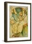 Plakat Fuer Die Ausstellung Das Slawische Epos, 1928-Alphonse Mucha-Framed Giclee Print