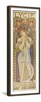 Plakat Fuer Die Tanzgruppe "Lygie" Paris, 1901, (Oberer Teil)-Alphonse Mucha-Framed Premium Giclee Print