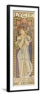 Plakat Fuer Die Tanzgruppe "Lygie" Paris, 1901, (Oberer Teil)-Alphonse Mucha-Framed Premium Giclee Print