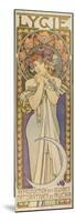 Plakat Fuer Die Tanzgruppe "Lygie" Paris, 1901, (Oberer Teil)-Alphonse Mucha-Mounted Premium Giclee Print