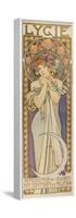 Plakat Fuer Die Tanzgruppe "Lygie" Paris, 1901, (Oberer Teil)-Alphonse Mucha-Framed Stretched Canvas