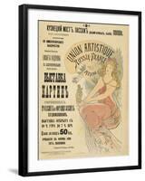 Plakat Fuer Eine Ausstellung Russischer Und Franzoesischer Kuenstler, 1898-Alphonse Mucha-Framed Giclee Print