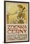 Plakat Zdenka Cerny - the Greatest Bohemian Violoncellist-Alphonse Mucha-Framed Giclee Print