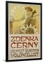 Plakat Zdenka Cerny - the Greatest Bohemian Violoncellist-Alphonse Mucha-Framed Giclee Print