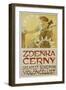 Plakat Zdenka Cerny - the Greatest Bohemian Violoncellist-Alphonse Mucha-Framed Giclee Print