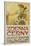 Plakat Zdenka Cerny - the Greatest Bohemian Violoncellist-Alphonse Mucha-Stretched Canvas