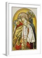 Plakat Zum Zehnten Jahrestag Des Bestehens Der Tschechoslowakischen Republik, 1928-Alphonse Mucha-Framed Giclee Print