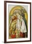 Plakat zum zehnten Jahrestag des Bestehens der Tschechoslowakischen Republik. 1928-Alphonse Mucha-Framed Giclee Print