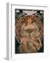 Plakatgestaltung (Urspruenglich Fuer F. Champenois, Jedoch Ohne Firmeneindruck), 1897-Alphonse Mucha-Framed Giclee Print