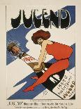 Title of the Magazine Jugend 1897-Plakatkunst-Stretched Canvas