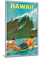 Plakatwerbung für Hawaii. 20. Jh-null-Mounted Giclee Print