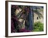 Plams, Flowers and Ramparts of Alcazaba, Malaga, Spain-Merrill Images-Framed Photographic Print