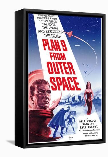 Plan 9 From Outer Space, 1959-null-Framed Stretched Canvas