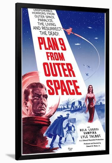 Plan 9 From Outer Space, 1959-null-Framed Art Print