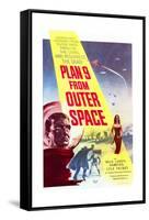 Plan 9 from Outer Space - Movie Poster Reproduction-null-Framed Stretched Canvas