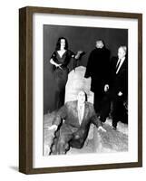 Plan 9 From Outer Space, Vampira, Tor Johnson, Dr. Tom Mason (Bela Lugosi's Double), Criswell, 1959-null-Framed Photo