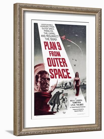 Plan 9 from Outer Space-null-Framed Art Print