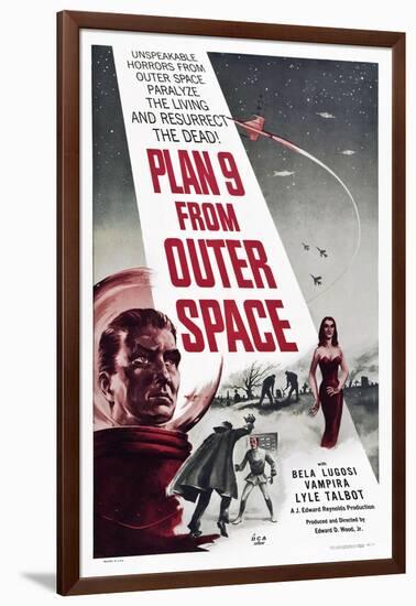 Plan 9 from Outer Space-null-Framed Art Print