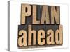 Plan Ahead-PixelsAway-Stretched Canvas